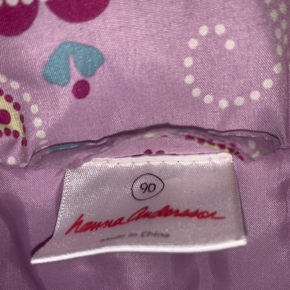 Hanna Andersson Girls Jacket Sz 90 Paisley - Picture 8 of 8